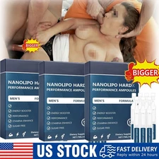2025 New NanoLipo HardX Performance Ampoules - Men's Energy Booster Performance
