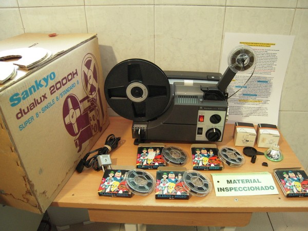 Proyector ALTA GAMA Sankyo Dualux 2000H Vintage Completo Revisado y Funcionando!