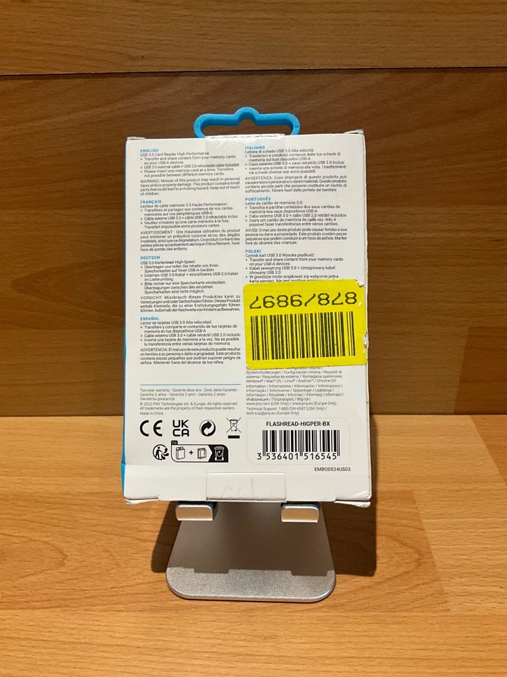 PNY High Performance USB 3.0 Card Reader - Image 2 of 2