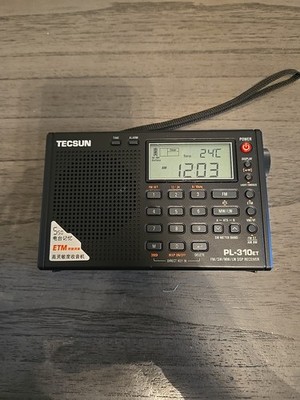 TECSUN PL-310ET FM STEREO/SW/MW/LW DSP RECEIVER- RADIO Works 