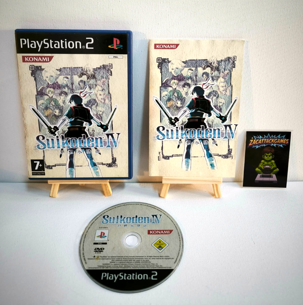 Suikoden IV 4 CIB Sony Playstation 2 PS2 envoi rapide et suivi