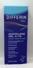 Differin Adapalene Gel 0.1 Acne Treatment 1.6 oz Exp 12/2027