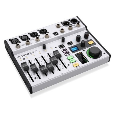 FLOW 8 Digital Mixer 8-Input 2 FX and 2 Monitor Ultra-low Noise Audio Processor