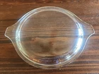 Vtg PYREX Casserole Clear Glass Replacement Lid Only 470-c Fits CASSEROLE DISHES