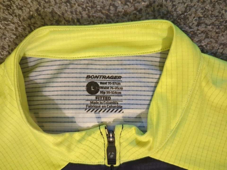 Camiseta deportiva de ciclismo de viaje Bontrager Santini Trek LOTE de CUATRO con cremallera completa para mujer grande Foto 4 de 4