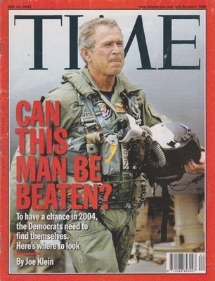 TIME-may 19,2003-GEORGE BUSH-CAN THIS MAN BE BEATEN?