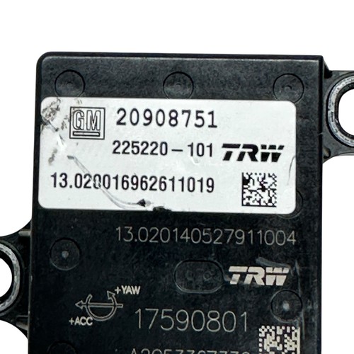 2011 Chevrolet Malibu OEM Yaw Rate Stability Control Module Sensor 20908751 - Picture 2 of 12