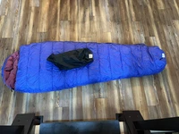 Vintage 1991 Feathered Friends Down Sleeping Bag - with original stuff sack