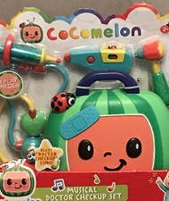 Cocomelon Musical Doctor Checkup Set Case 4 Play Pieces With Sound  Dr Song-NIB