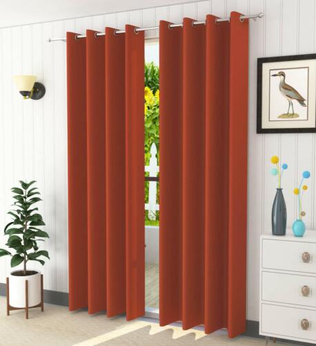 Handmade Polyester Eyelet Door Curtain, How To Get Rust Off Curtains