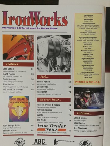 Iron Works Magazine December 1994 - Imagen 2 de 2