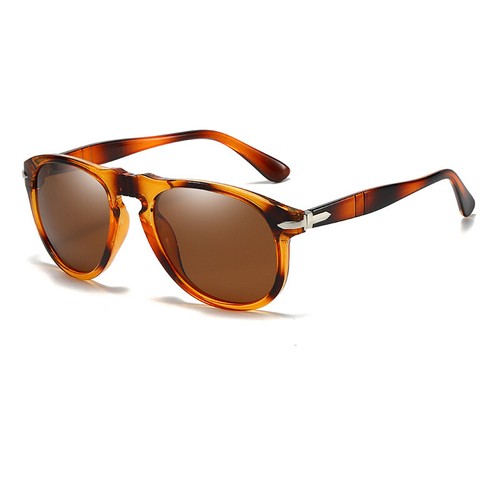 Pilot Polarized Sunglasses Men Driving Fishing Outdoor Beach Oval UV400 Shades - Imagen 2 de 25