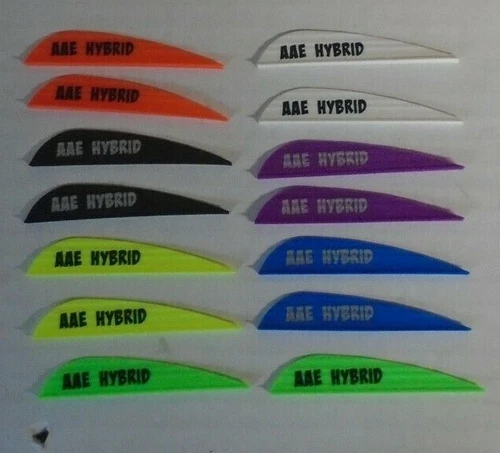 100 CUSTOM BAG! AAE Hybrid 26 2.7" Vanes white purple black blue green orange