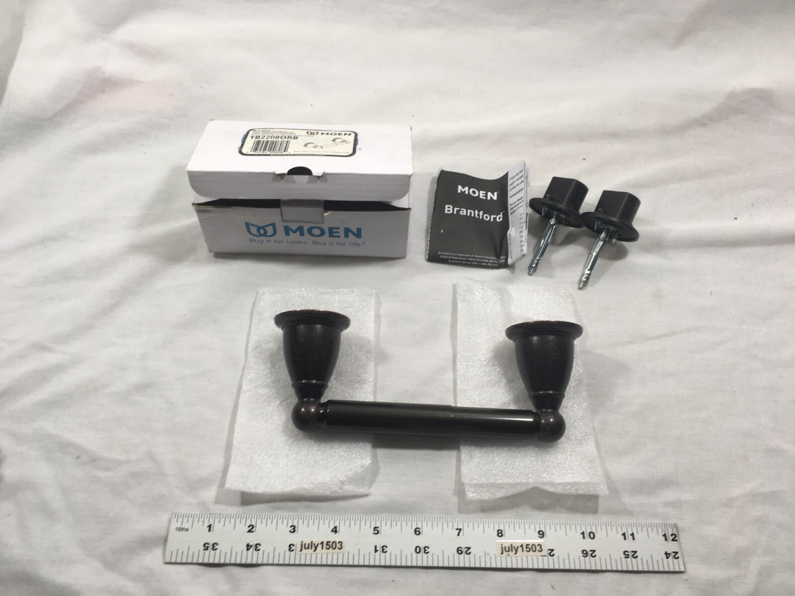 (1) NEW Moen Brantford Toilet Paper Holder OIL RUBBED BRONZE