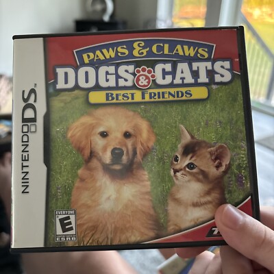 Nintendo DS:  Paws & Claws - Dogs & Cats Best Friends Game With case