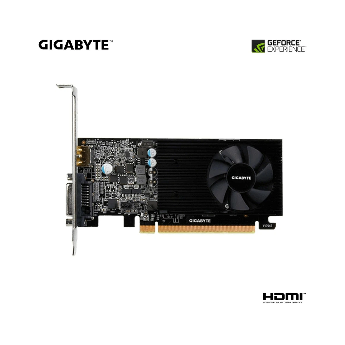 Gigabyte GeForce GT 1030 GV-N1030D5-2GL Low Profile 2G Computer Graphics Card
