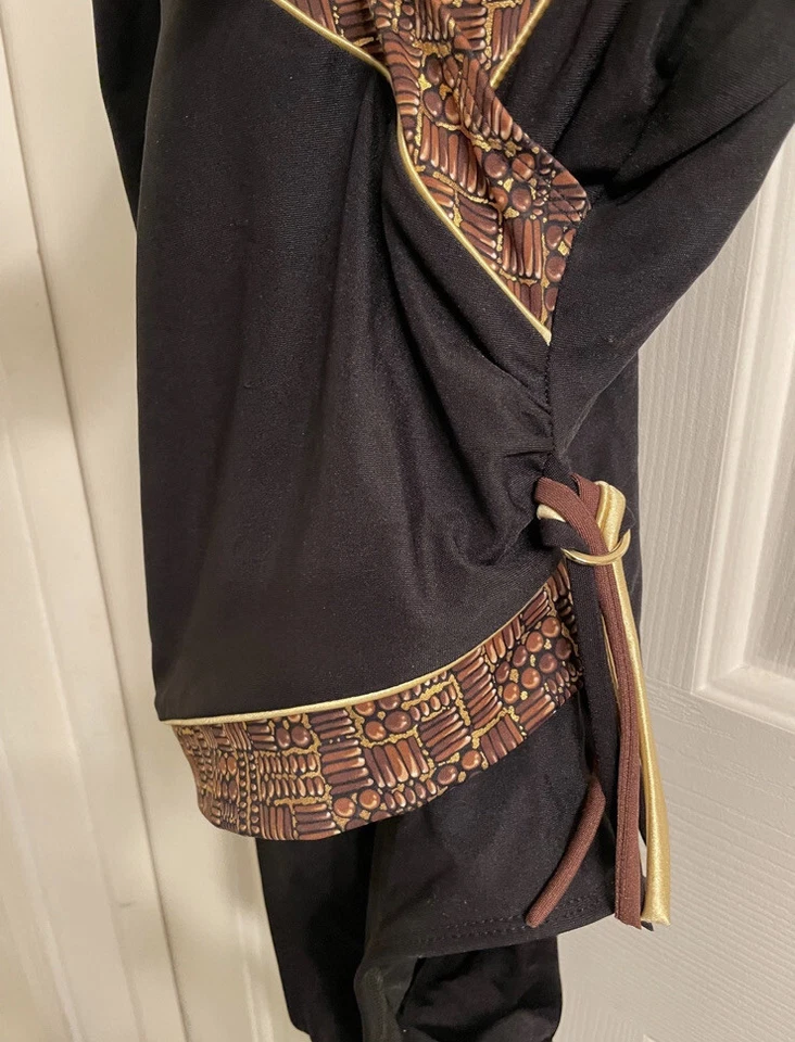 Traje de baño Longitude negro/marrón de una pieza para mujer talla 8 borla lateral Foto 3 de 4