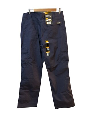 Berne P917NV Relaxed Fit Carpenter Navy Blue  Pant Men's 35x30 NWT