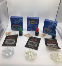 Vintage Magical Floating Water Candles Packages Of Red, Blue & Green