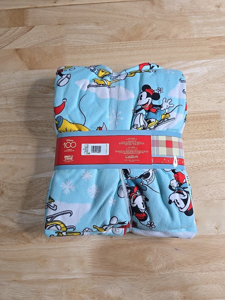 Men's Disney 100 Retro Reimagined Family Matching Pajamas Mickey and Friends M - Image 4 of 4