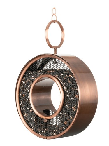 Good Directions Mesh Fly-Thru Copper Finish Bird Feeder w/Mesh Panels-111VBM