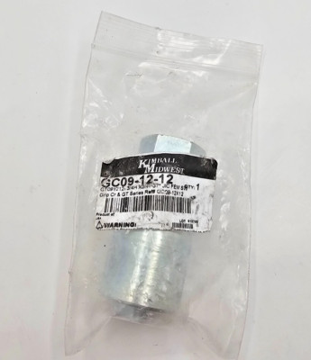 Kimball Midwest GC09-12-12 GC09-12X12 3/4'' Hose x 3/4'' Female JIC Swivel Fitting