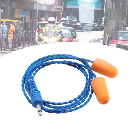 Foam Earbuds Auto Racing Noise Reduction Foam Earbuds 3.5mm Plug 53cm in Length - Zdjęcie 2 z 8
