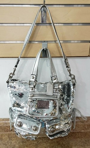 coach spotlight sequin bag