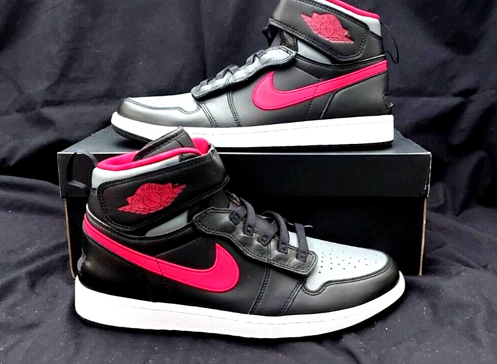 jordan 1 flyease black gym red smoke grey