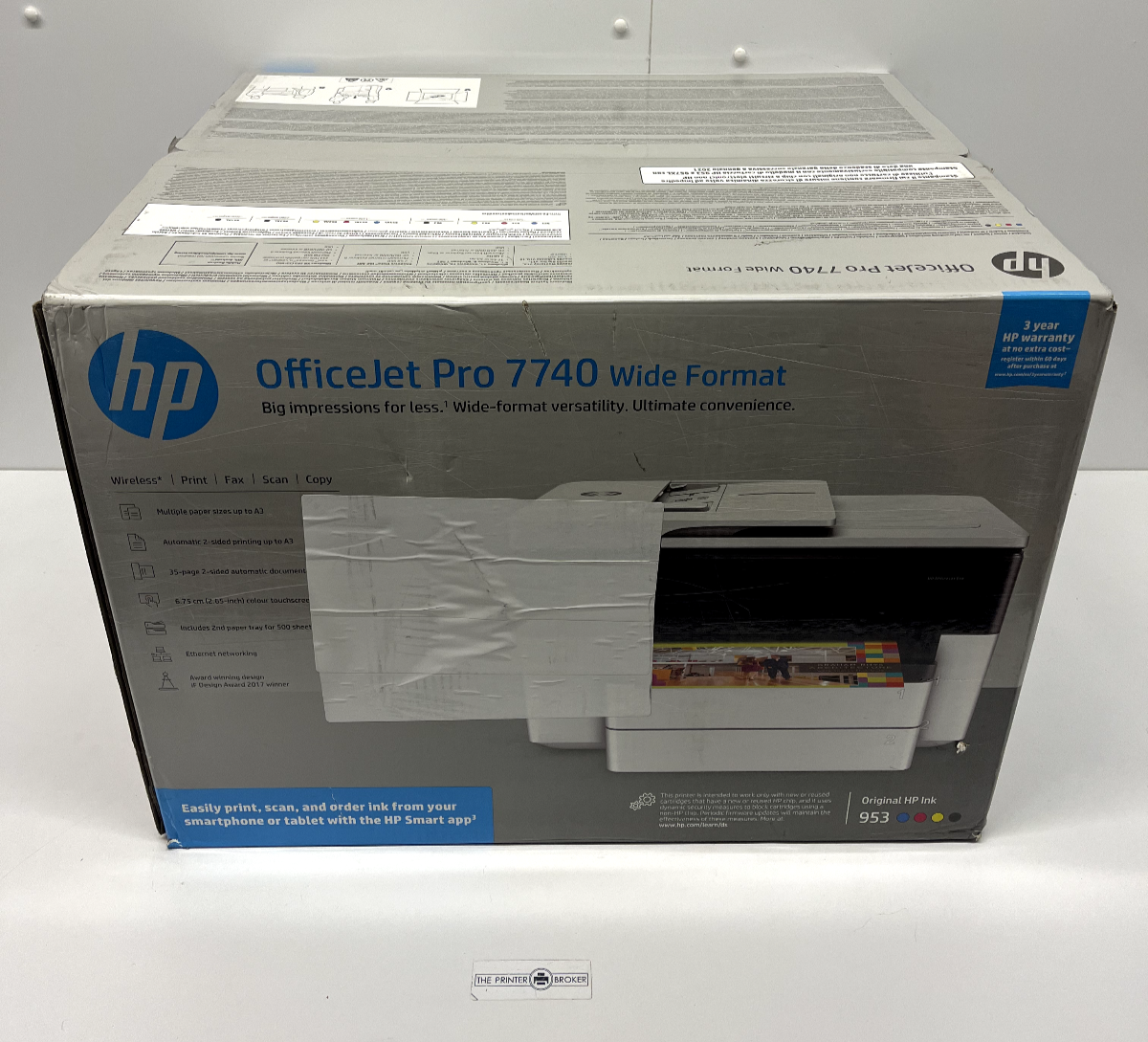 HP Officejet Pro 7740 A3 Colour Multifunction Inkjet Printer G5J38A eBay