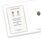 OFFICIAL KING CHARLES III A4 ORDER OF SERVICE KINGS CORONATION BOOKLET