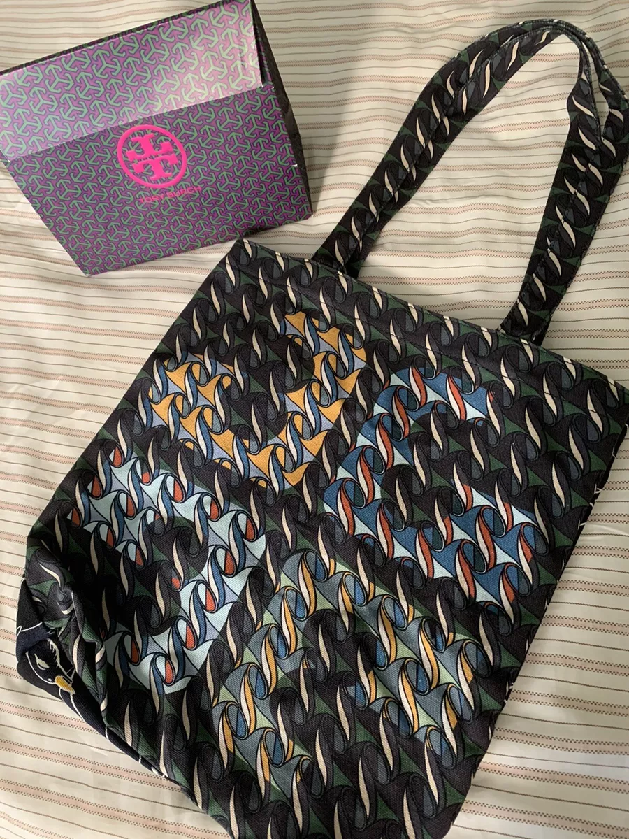 tory burch tote bag black