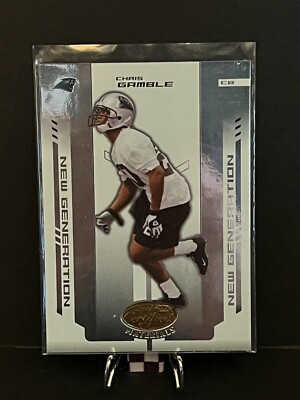 2004 Playoff Football Chris Gamble Card #161  #0451/1000