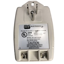 Mgt2450p 24v Ac 50va Fused Ul 3-prong X-former Cctv Transformer Plug In Class 2