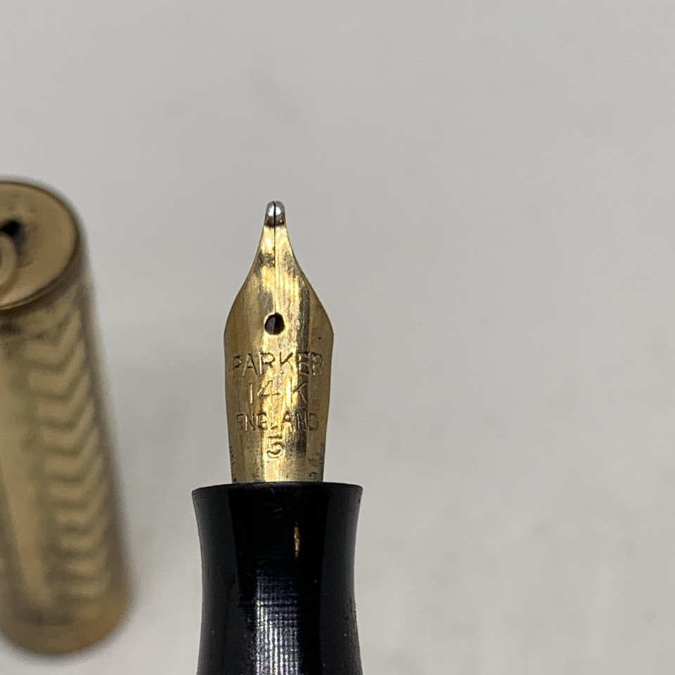 Unknown Maker 14k Gold Filled Fountain Pen Parker England 14k Nib For