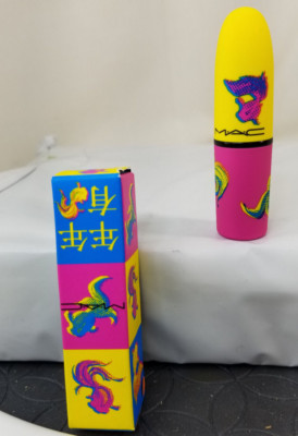 MAC Cosmetics Powder Kiss Lipstick, Playing Koi, 3.0g