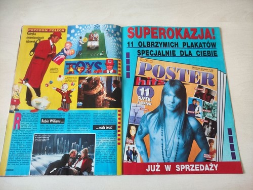 Vintage Poland magazine POPCORN #3 - 1993 Whitney Houston - Picture 17 of 19