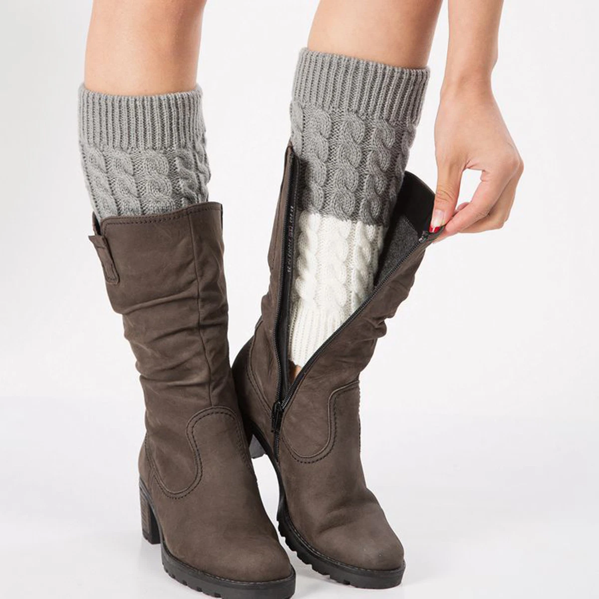 Decorative boot socks deals