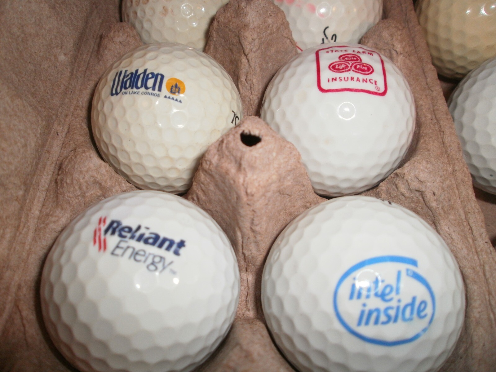 Lot Of 24 Collectible Logo Golf Balls eBay