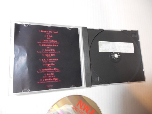 1989 OG N.W.A. & the Posse CD – Priority Press Eazy-E Dre Cube Tested OOP - Picture 5 of 8