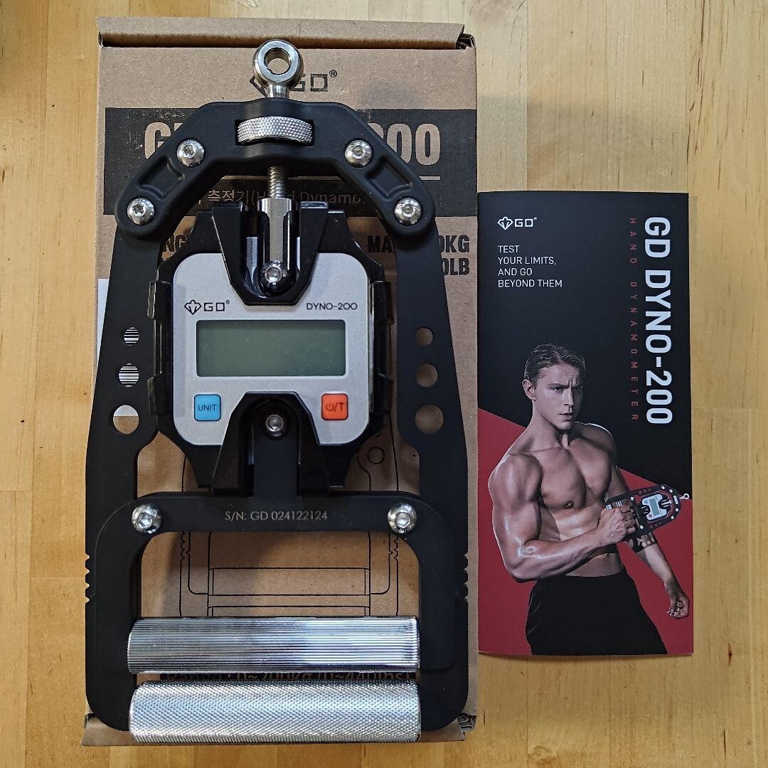 NEW GD DYNO-200 Digital Hand Dynamometer Grip Strength Measurement