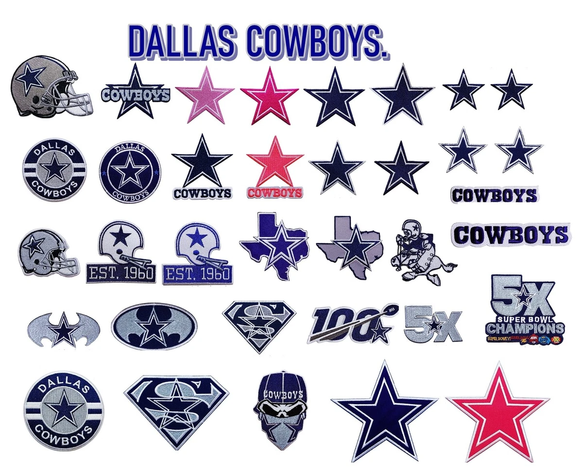 Accessories, Dallas Cowboys Patch Iron On Nfl Team Star Diy