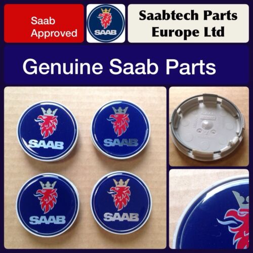 Saab 9-3 9-5 900 9000 alloy wheel cap x 4 12775052