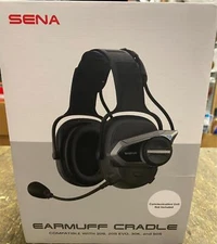 Sena Over-the-Head Earmuff Cradle Motorcycle Helmet Intercom Headset Microphone