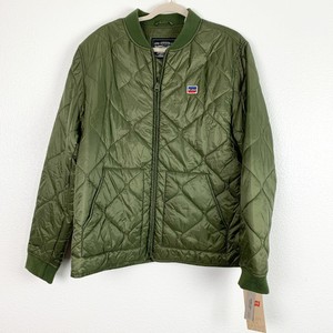 Levi's Army Green acolchoado Depot Jaqueta Masculina Gola Suporte punho com nervuras leve | eBay