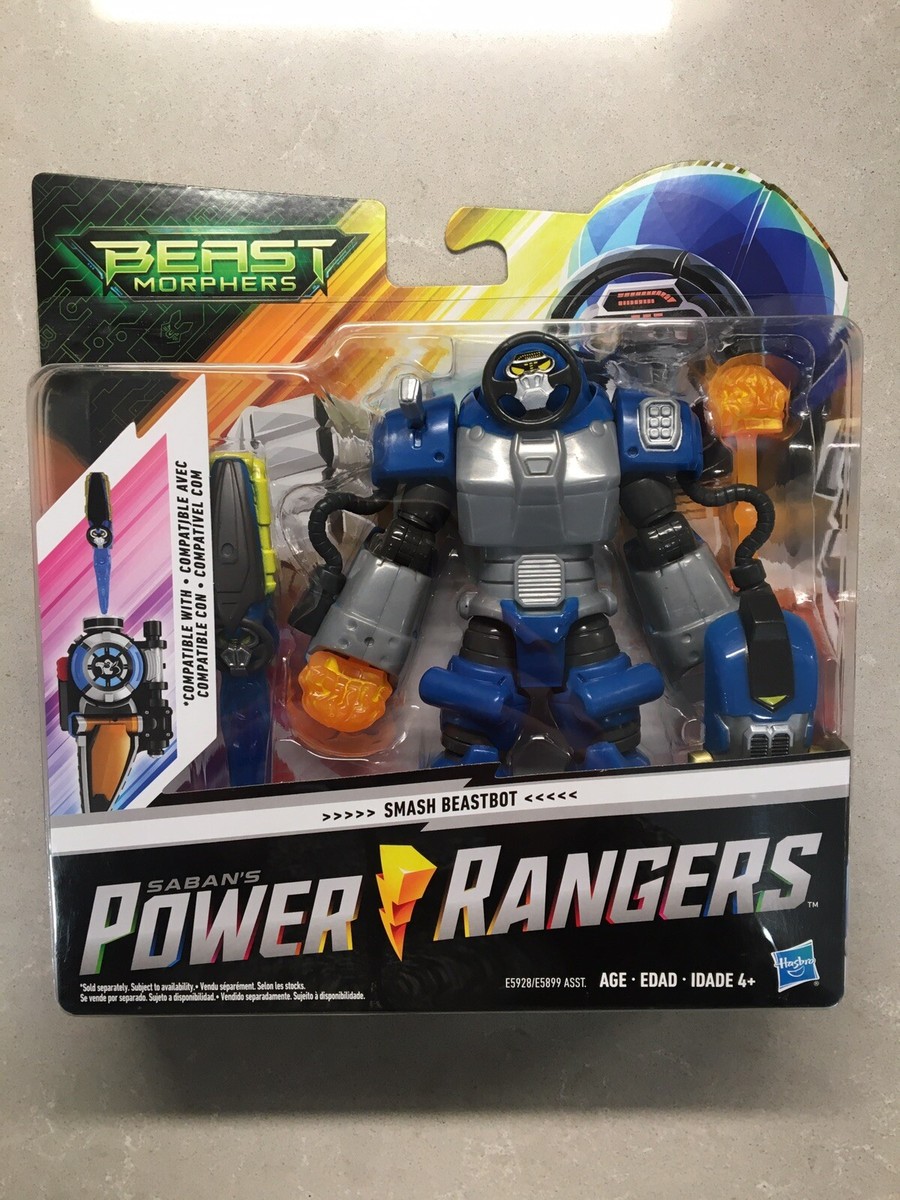 新品　バトルパトロールチーム　トランスフォーマー　HASBRO　海外製 Power Rangers Beast Morphers SMASH BEAST BOT 6-inch Key Gorilla