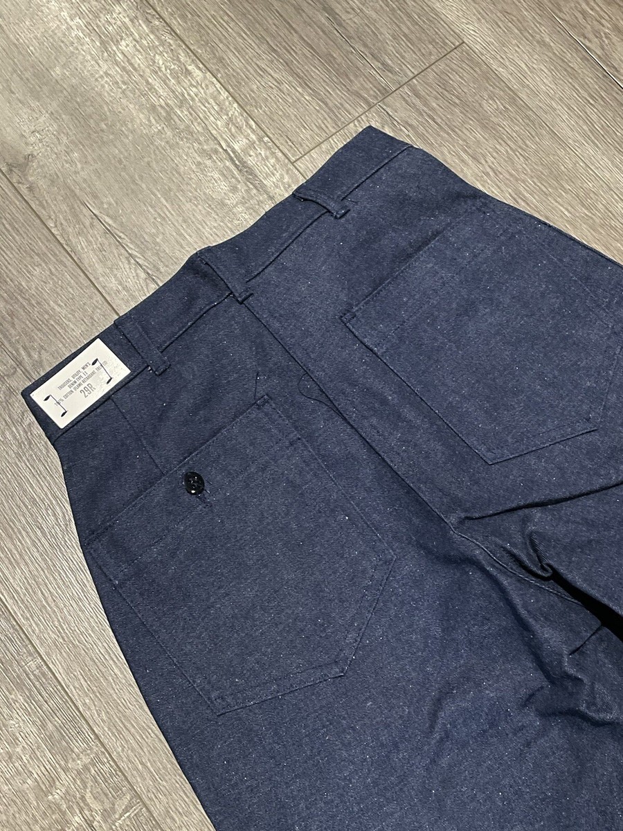 Vintage 80s US Navy Bell Bottom Flare Denim Jeans Men 29R