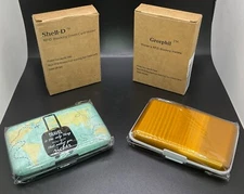 Mens and Womens RFID Blocking Card Holder Card Case-Protect Your ID/Lot Of 2