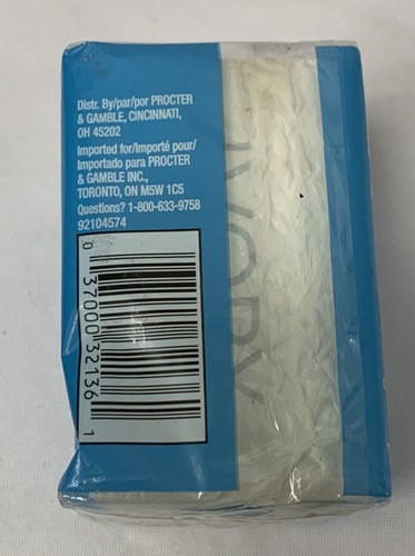 NOS Sealed Vintage IVORY Soap Package Of 3 - 3oz Bars - Picture 5 of 6