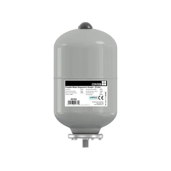 CENTER 597802 Potable Litre Expansion Vessel NEW OTHER UK